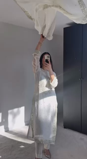 Party Wear Look Fancy Top-Dupatta and Sharara